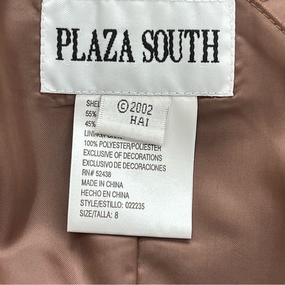 VTG Y2K Sleeveless Linen Midi Dress sequin dead stock vacation - Picture 10 of 13